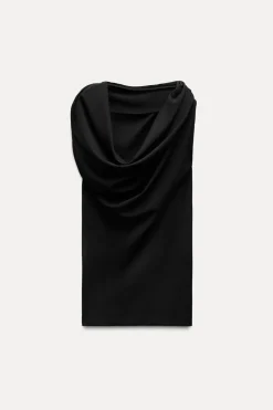 Online VESTIDO CORTO DRAPEADO Mujer Vestidos