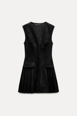 Hot VESTIDO CORTO EFECTO ANTE Mujer Vestidos