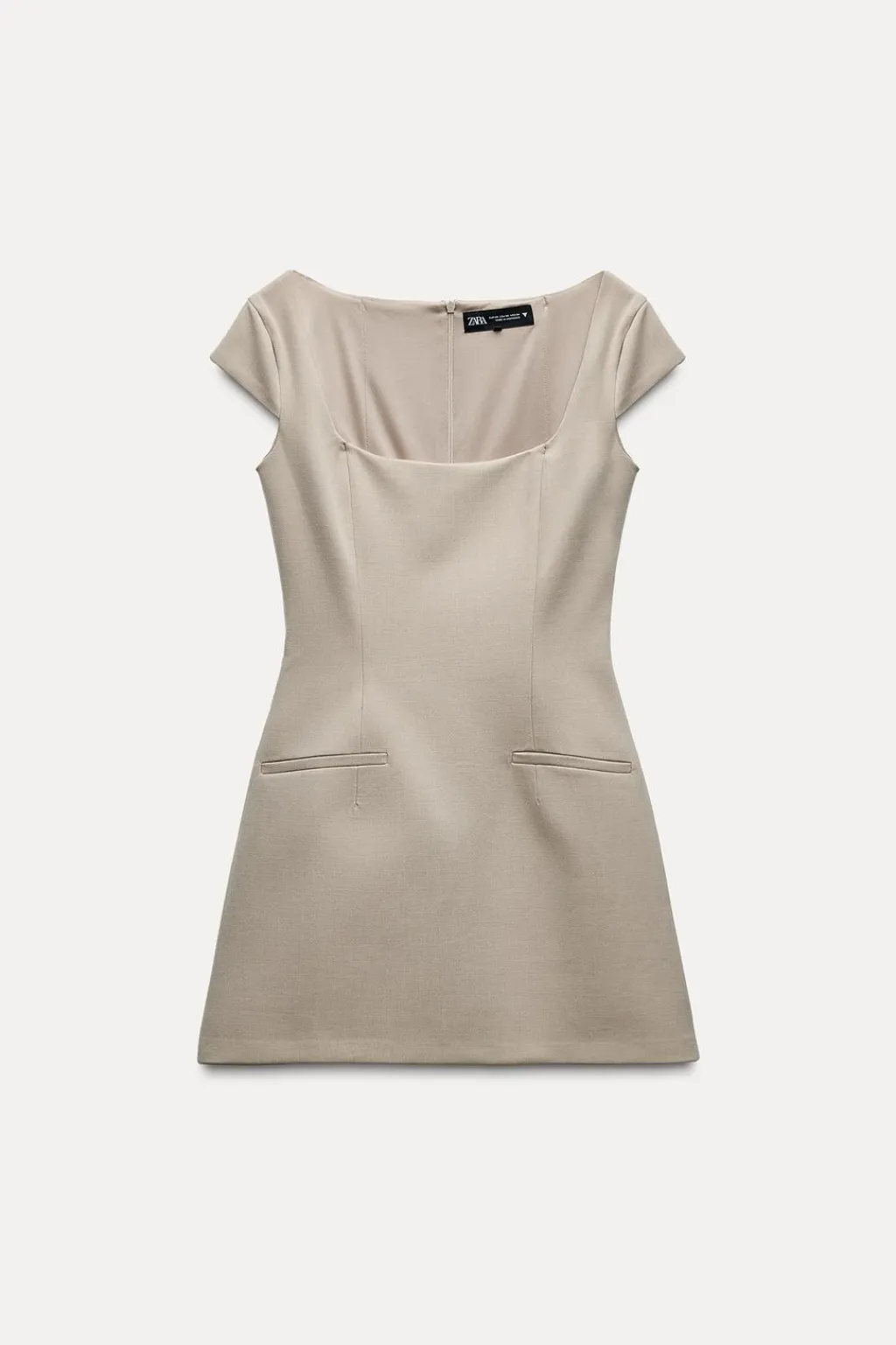 Discount VESTIDO CORTO ENTALLADO Mujer Vestidos