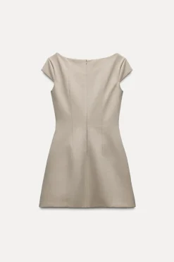 Discount VESTIDO CORTO ENTALLADO Mujer Vestidos