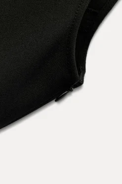 New VESTIDO CORTO ESCOTE CUADRADO ZW COLLECTION Mujer Vestidos