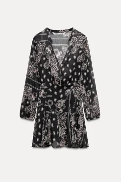 Sale VESTIDO CORTO ESTAMPADO Mujer Vestidos