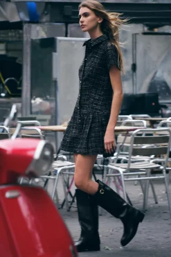 New VESTIDO CORTO ESTRUCTURA Mujer Vestidos