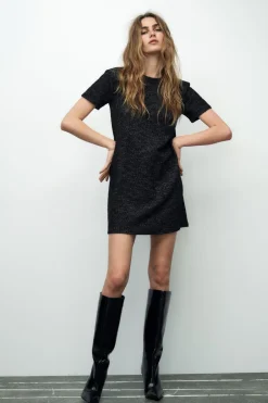 New VESTIDO CORTO ESTRUCTURA Mujer Vestidos