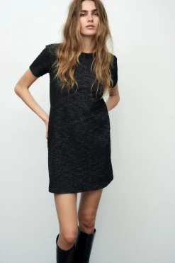 New VESTIDO CORTO ESTRUCTURA Mujer Vestidos