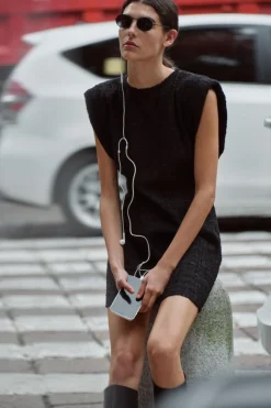 Hot VESTIDO CORTO ESTRUCTURA ZW COLLECTION Mujer Vestidos