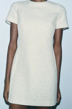Clearance VESTIDO CORTO ESTRUCTURA ZW COLLECTION Mujer Vestidos
