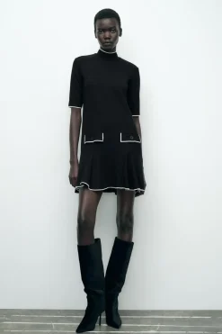 Clearance VESTIDO CORTO GODETS Mujer Vestidos