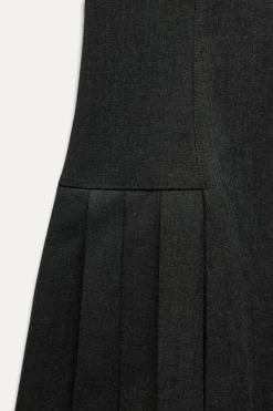 Fashion VESTIDO CORTO HALTER TABLAS Mujer Vestidos