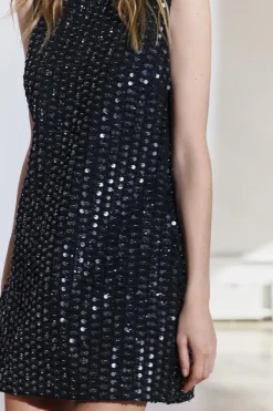 New VESTIDO CORTO LENTEJUELAS ZW COLLECTION Mujer Vestidos