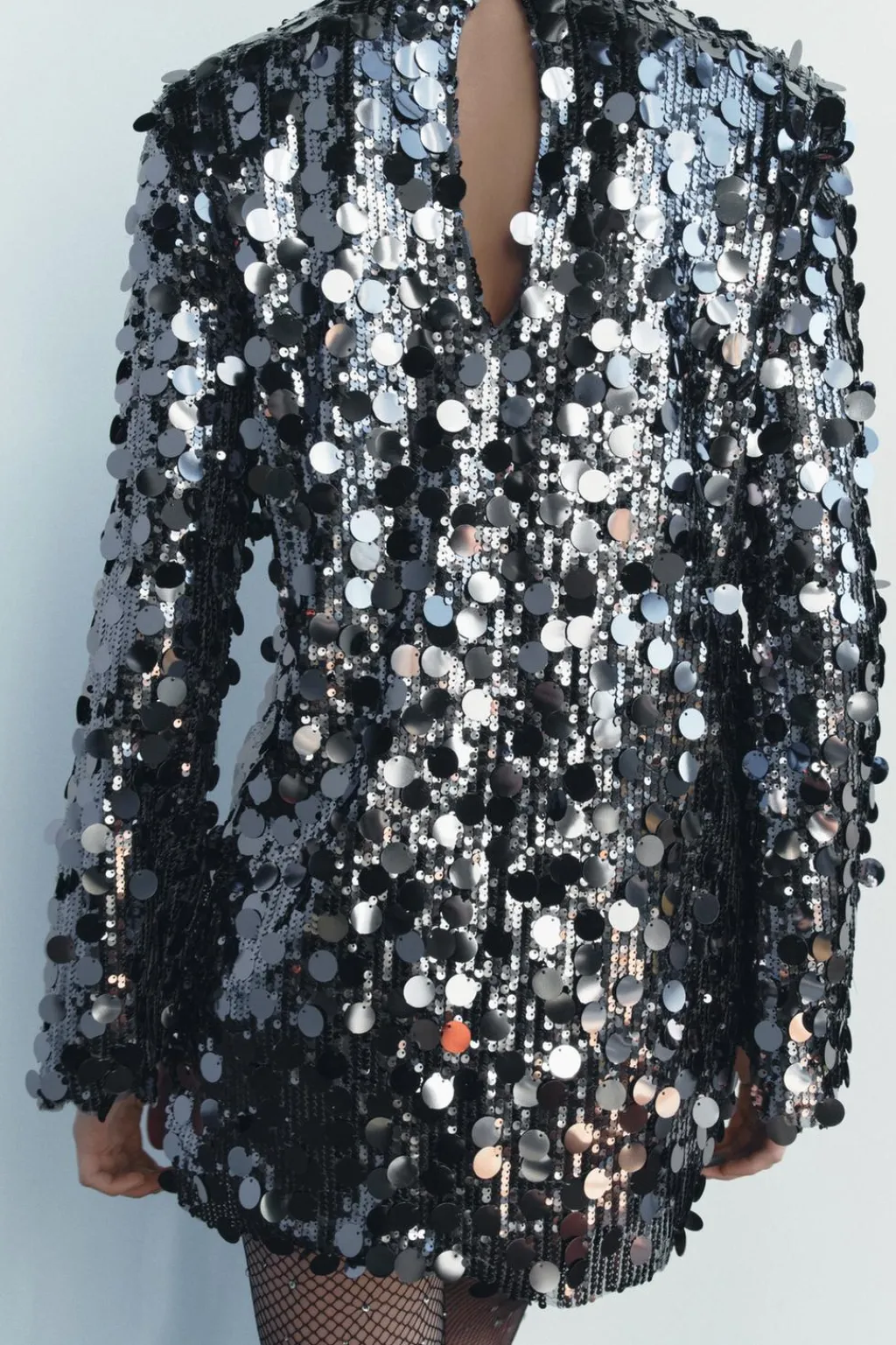 New VESTIDO CORTO LENTEJUELAS Mujer Vestidos