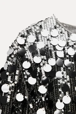 New VESTIDO CORTO LENTEJUELAS Mujer Vestidos