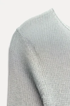 Outlet VESTIDO CORTO METALIZADO Mujer Vestidos