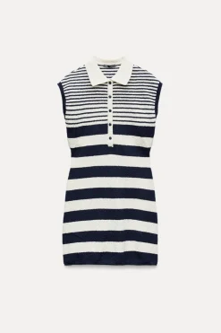 Fashion VESTIDO CORTO PUNTO CORTADO Mujer Vestidos