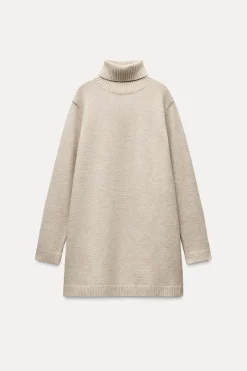 Hot VESTIDO CORTO PUNTO LISO Mujer Vestidos|Cárdigan / Jerséis