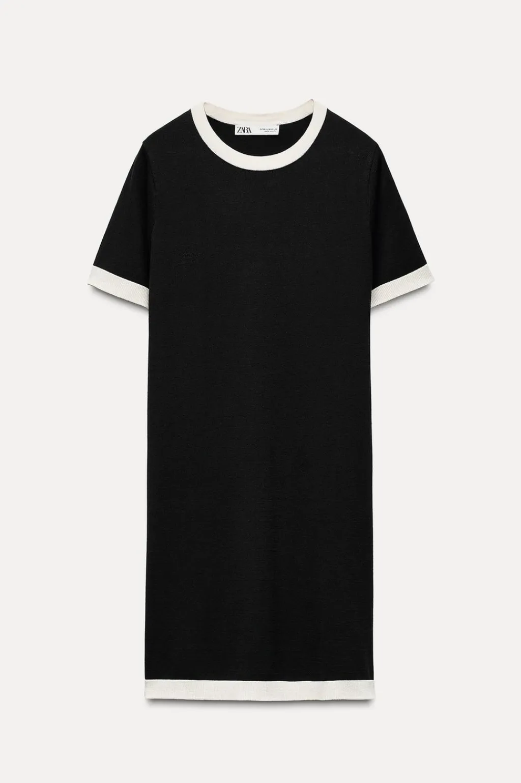 Fashion VESTIDO CORTO PUNTO LISO Mujer Vestidos|Cárdigan / Jerséis