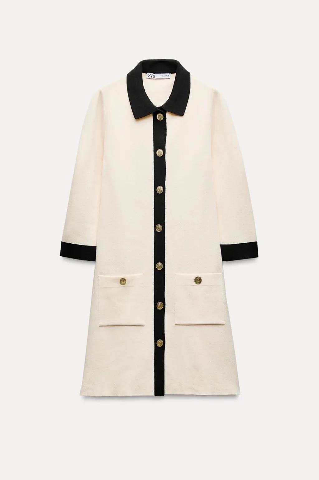 Discount VESTIDO CORTO PUNTO MANGA FRANCESA Mujer Vestidos|Cárdigan / Jerséis