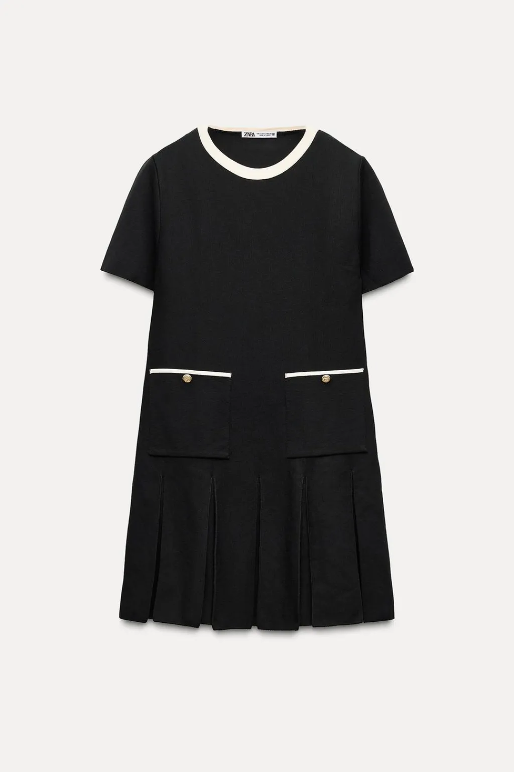 Fashion VESTIDO CORTO PUNTO TABLAS Mujer Vestidos|Cárdigan / Jerséis