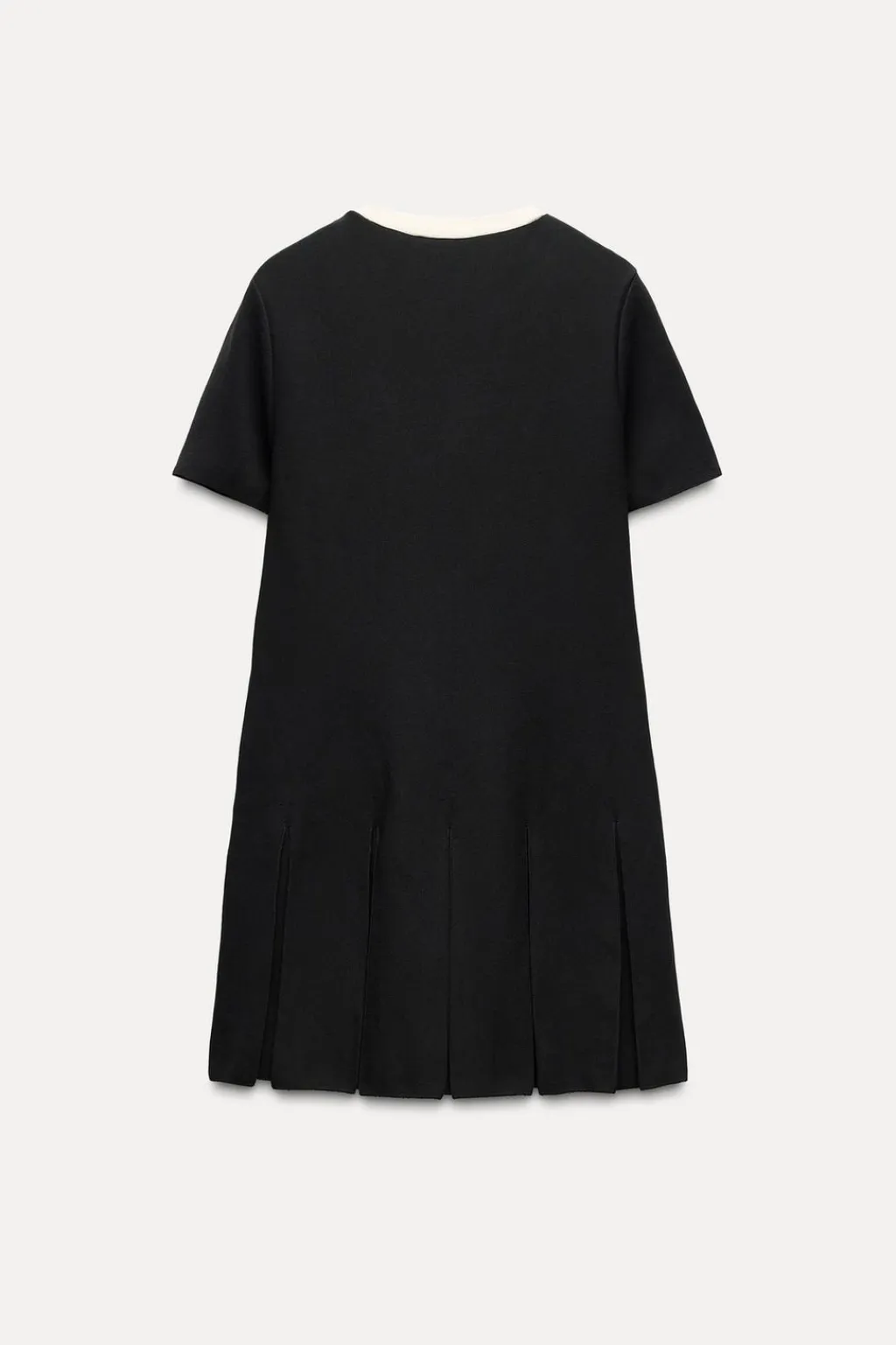 Fashion VESTIDO CORTO PUNTO TABLAS Mujer Vestidos|Cárdigan / Jerséis