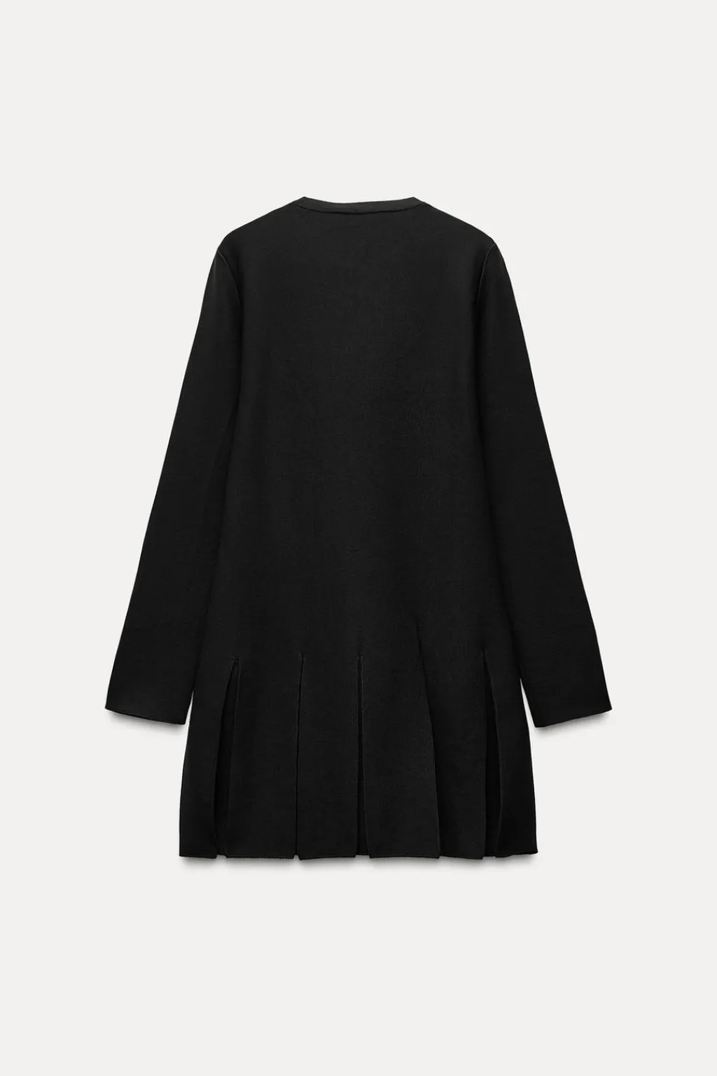 Outlet VESTIDO CORTO PUNTO TABLAS Mujer Vestidos|Cárdigan / Jerséis