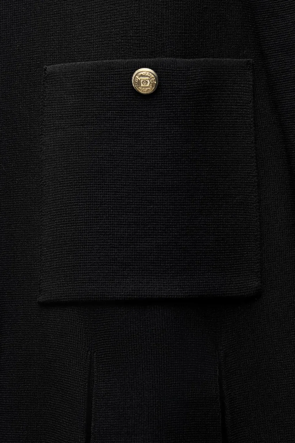 Outlet VESTIDO CORTO PUNTO TABLAS Mujer Vestidos|Cárdigan / Jerséis