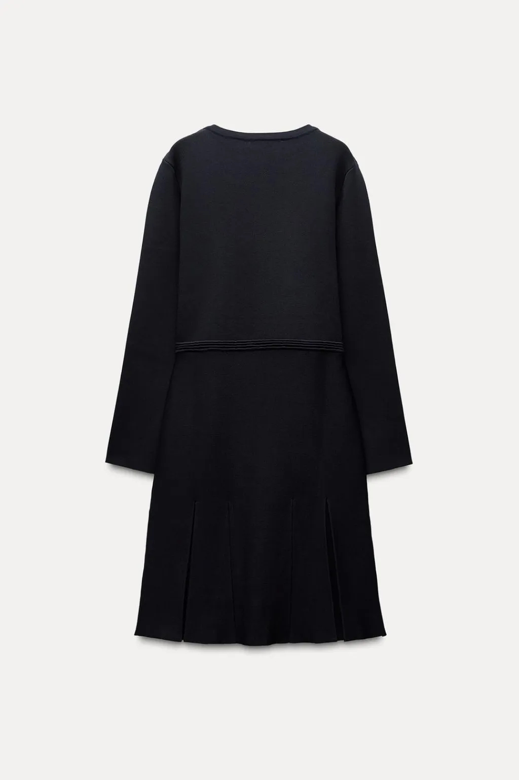 New VESTIDO CORTO PUNTO TABLAS Mujer Vestidos|Cárdigan / Jerséis