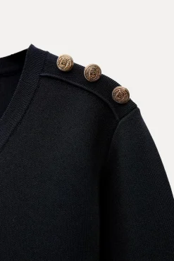 New VESTIDO CORTO PUNTO TABLAS Mujer Vestidos|Cárdigan / Jerséis