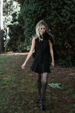 New VESTIDO CORTO TABLAS Mujer Vestidos