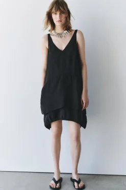 Hot VESTIDO CORTO TIRANTES ZW COLLECTION Mujer Vestidos