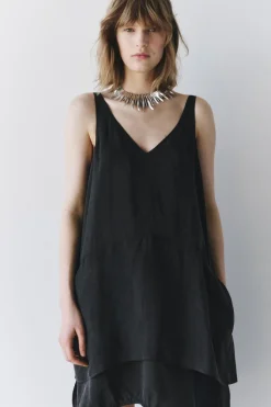 Hot VESTIDO CORTO TIRANTES ZW COLLECTION Mujer Vestidos