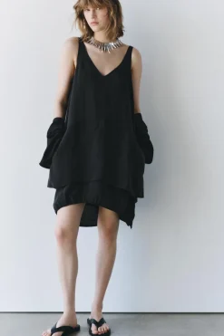 Hot VESTIDO CORTO TIRANTES ZW COLLECTION Mujer Vestidos