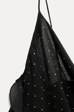 Sale VESTIDO CORTO VOLANTES BRILLOS Mujer Vestidos