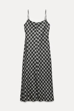 Hot VESTIDO CUADROS FRANELA Mujer Vestidos