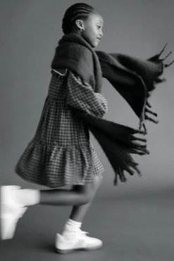 Niños ZARA 6 - 14 Años·Vestidos / Monos<VESTIDO CUELLO BOBO CUADROS