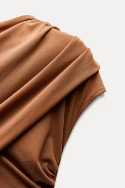 Hot VESTIDO CUT OUT DRAPEADO Mujer Vestidos