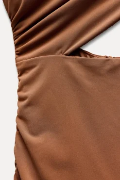 Hot VESTIDO CUT OUT DRAPEADO Mujer Vestidos