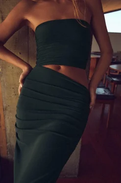 Sale VESTIDO CUT OUT DRAPEADO Mujer Vestidos