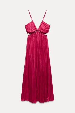 Discount VESTIDO CUT OUT EFECTO ARRUGADO Mujer Vestidos