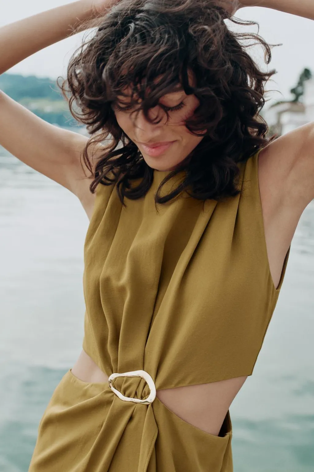 Clearance VESTIDO CUT OUT HEBILLA Mujer Vestidos