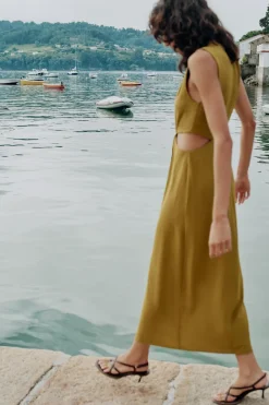 Clearance VESTIDO CUT OUT HEBILLA Mujer Vestidos