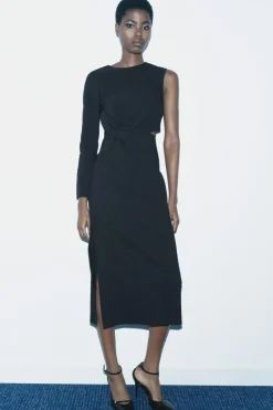 New VESTIDO CUT OUT ZW COLLECTION Mujer Vestidos