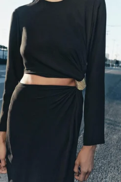 Outlet VESTIDO CUT OUT ZW COLLECTION Mujer Vestidos