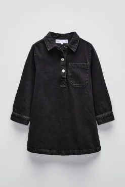 Niños ZARA 6 - 14 Años·Vestidos / Monos<VESTIDO DENIM