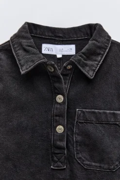 Niños ZARA 6 - 14 Años·Vestidos / Monos<VESTIDO DENIM