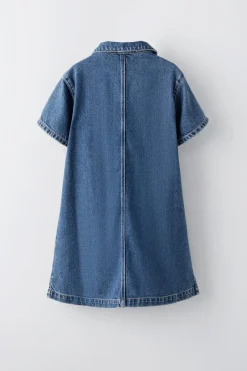 Niños ZARA 6 - 14 Años·Vestidos / Monos<VESTIDO DENIM