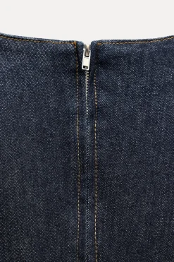 Outlet VESTIDO DENIM TRF Mujer Vestidos