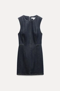 Outlet VESTIDO DENIM TRF Mujer Vestidos