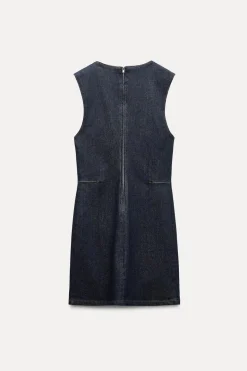 Outlet VESTIDO DENIM TRF Mujer Vestidos