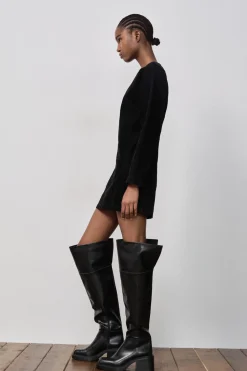 Online VESTIDO DENIM TRF FLOCK Mujer Vestidos