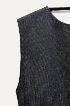 Fashion VESTIDO DENIM ZW COLLECTION Mujer Vestidos